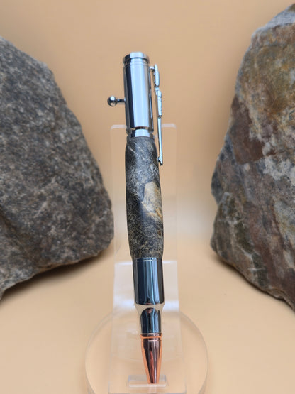 Bolt action Buckeye burl