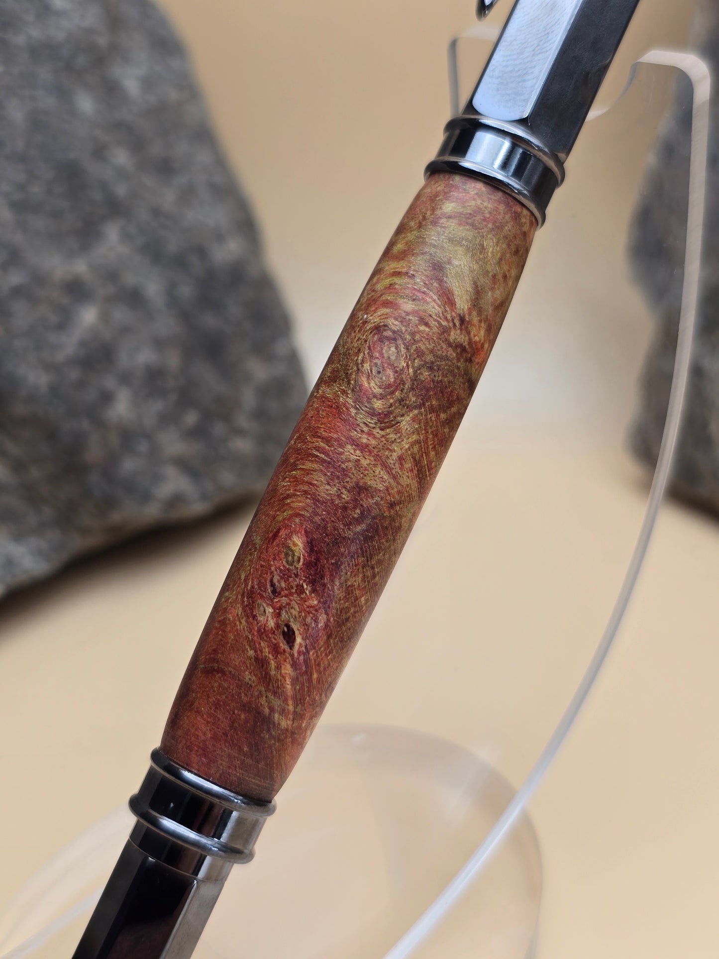 Double dyed Box Elder Burl