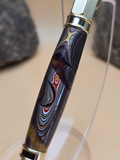 Corvette Fordite Magnetic Cap Rollerball