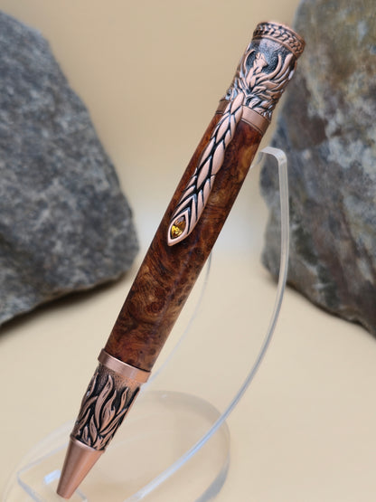 Phoenix Rising amboyna burl
