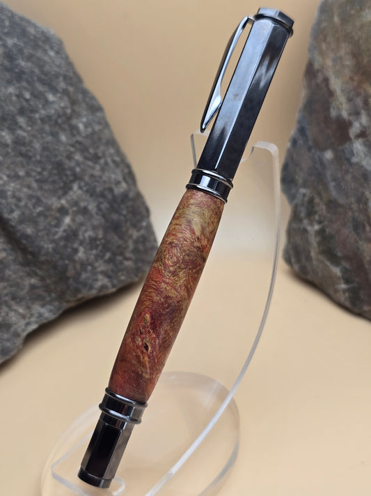 Double dyed Box Elder Burl