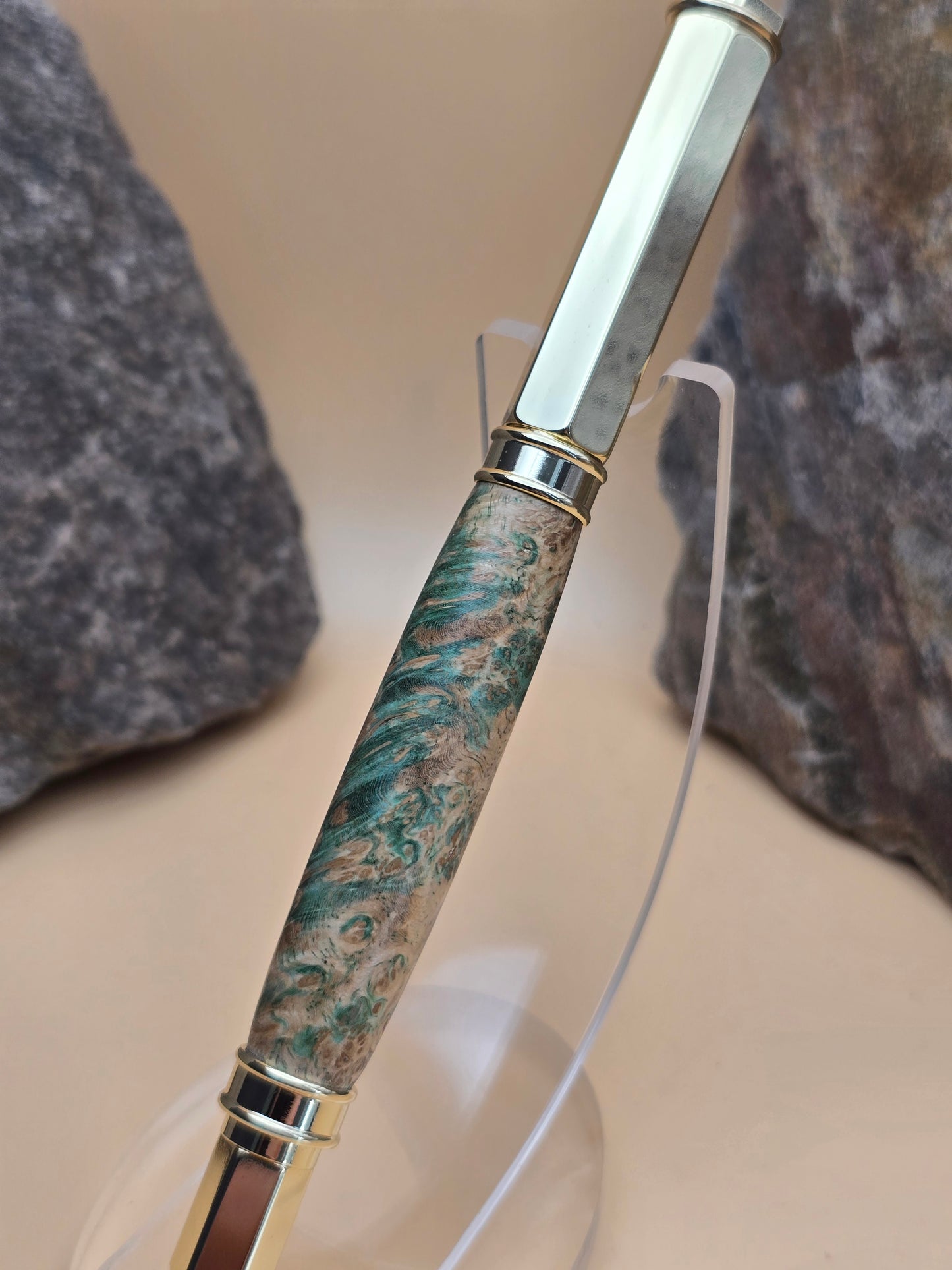 Dyed Amboyna Burl