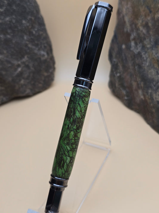 Green Dyed Guava Burl