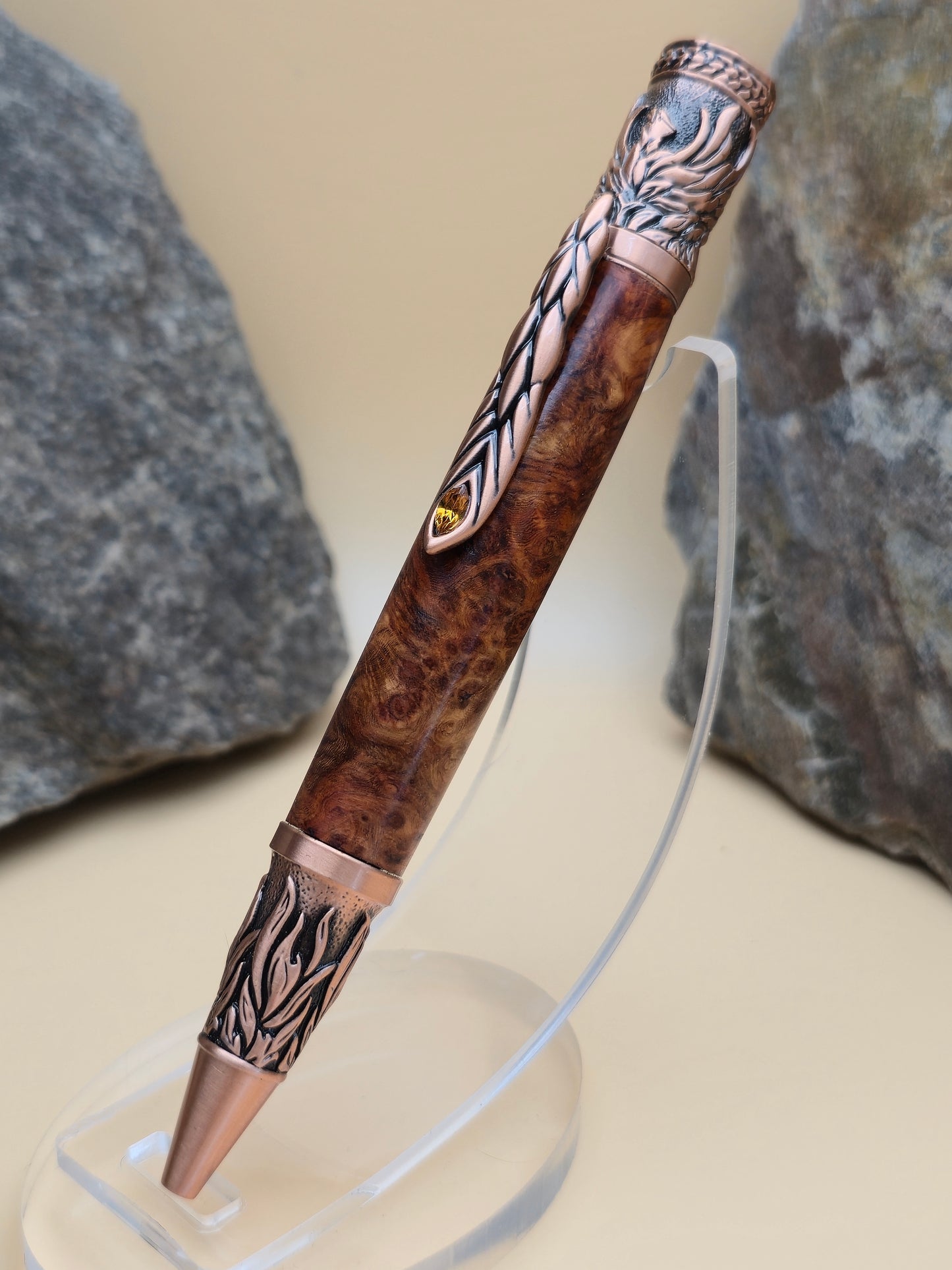 Phoenix Rising amboyna burl