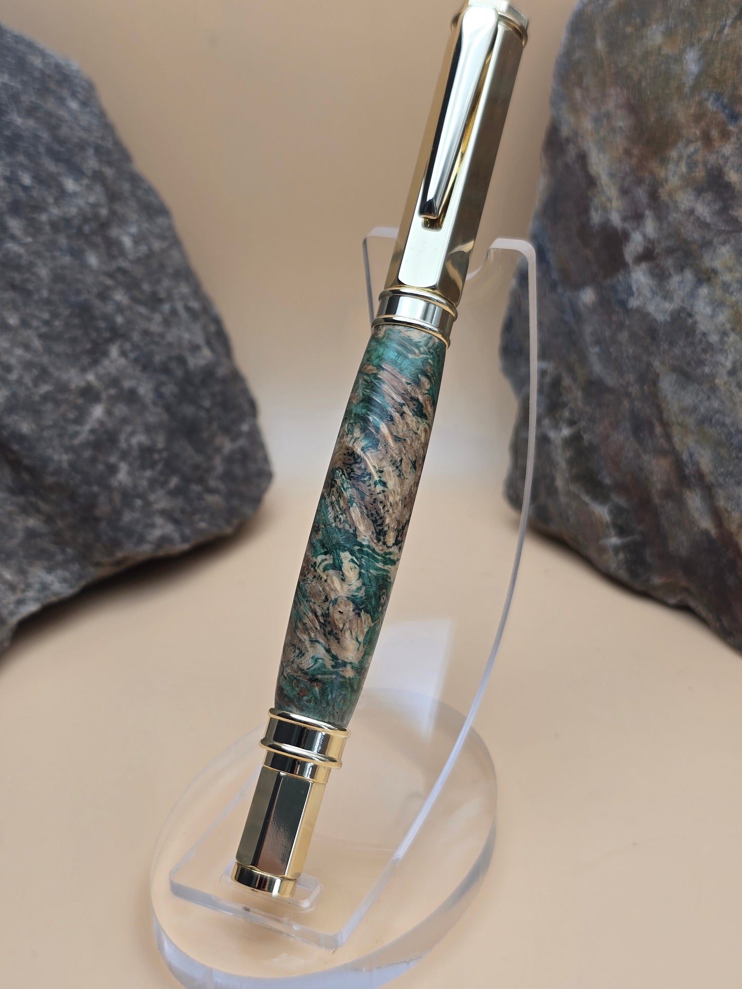 Dyed Amboyna Burl