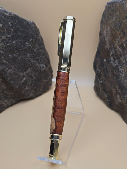 Amboyna Burl Magnetic Cap Rollerball