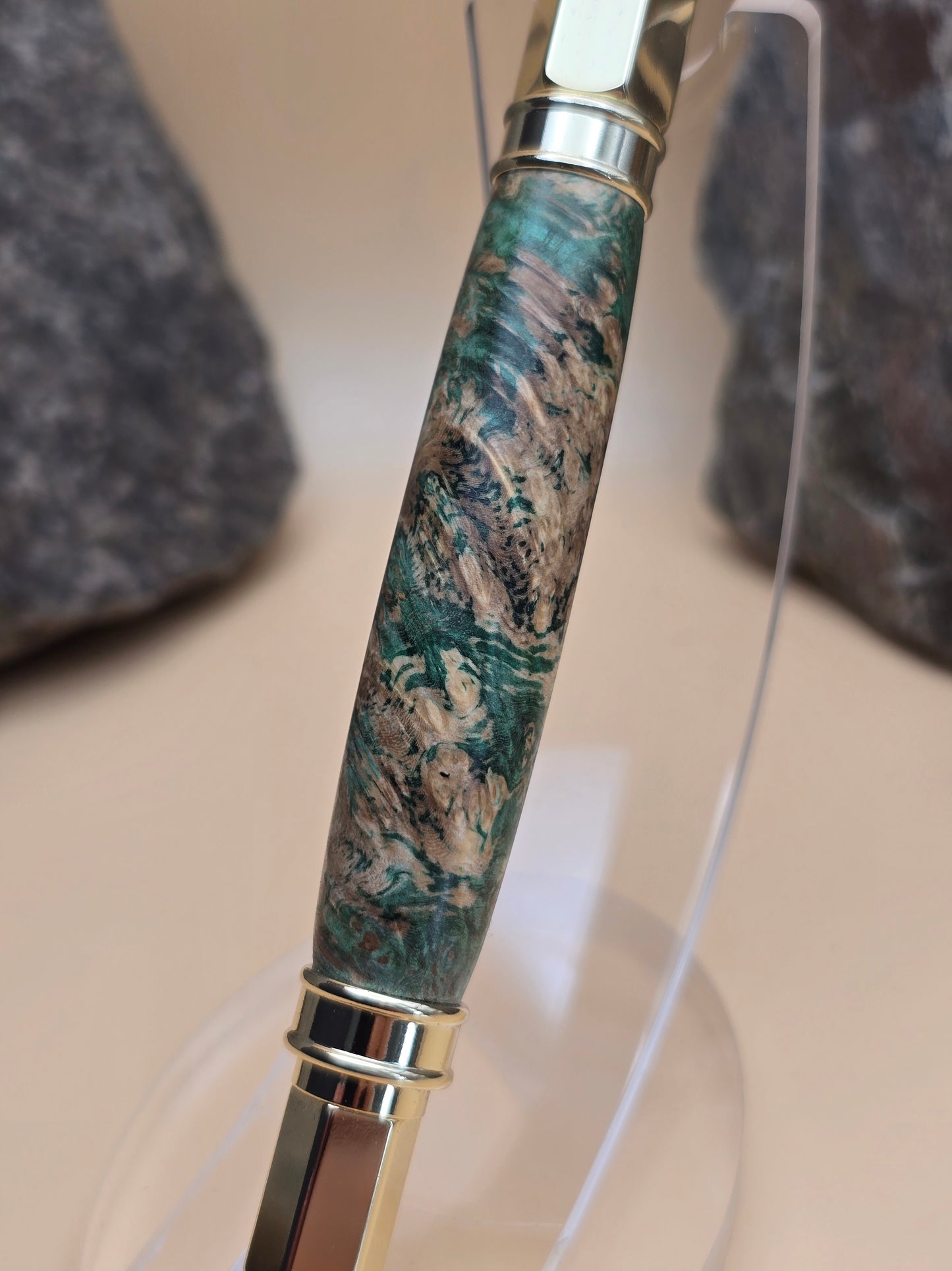 Dyed Amboyna Burl