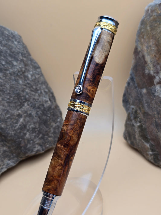 Amboyna Burl Fountain Pen
