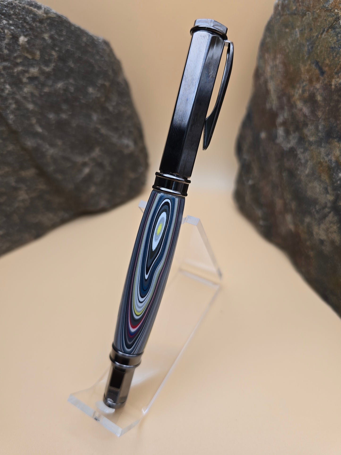 Jeep fordite magnetic capped rollerball