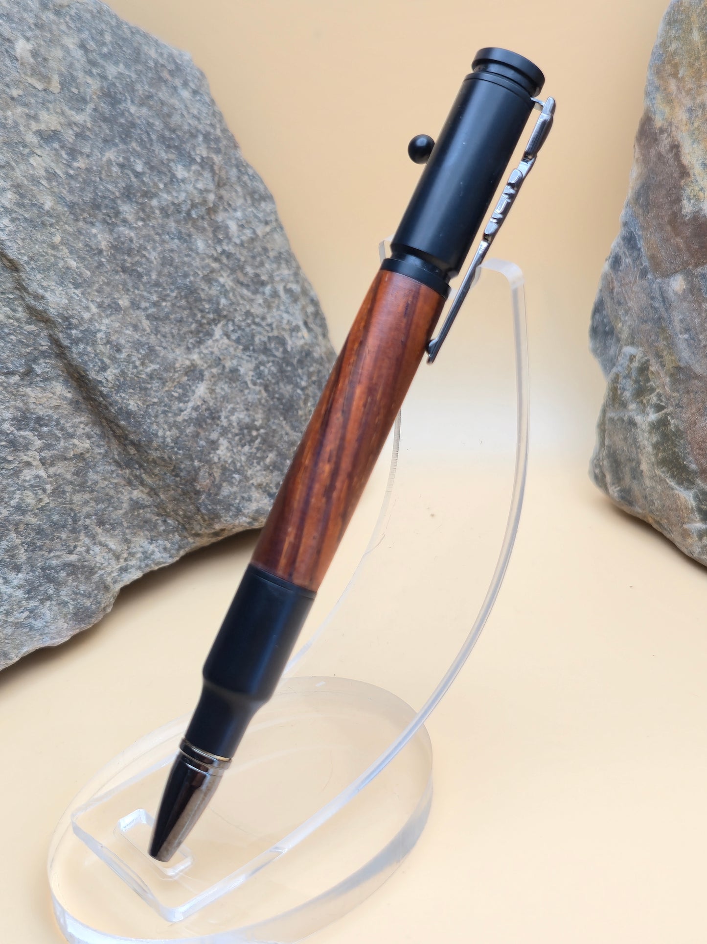 Cocobolo bolt action pen
