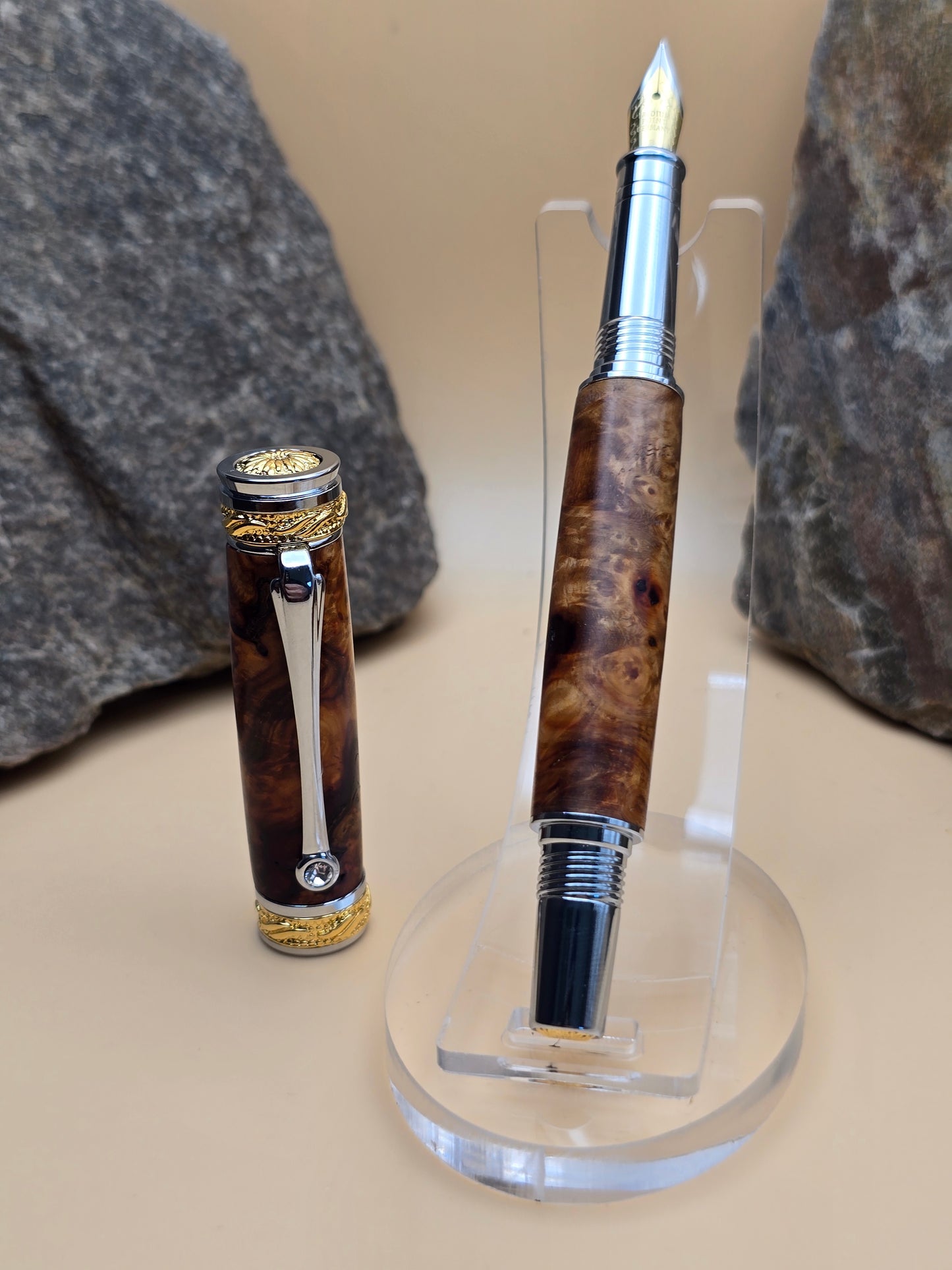 Amboyna Burl Fountain Pen