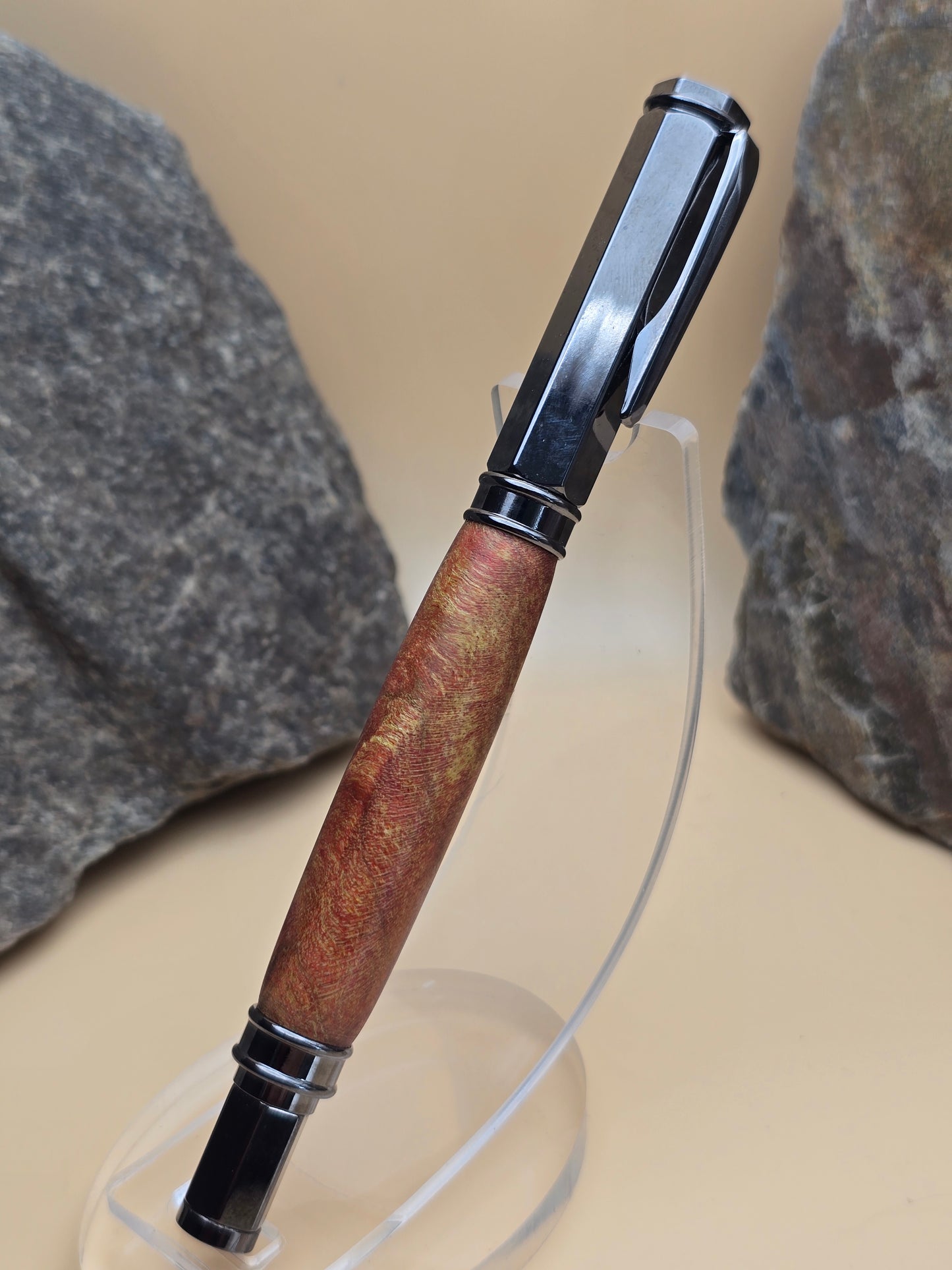 Double dyed Box Elder Burl