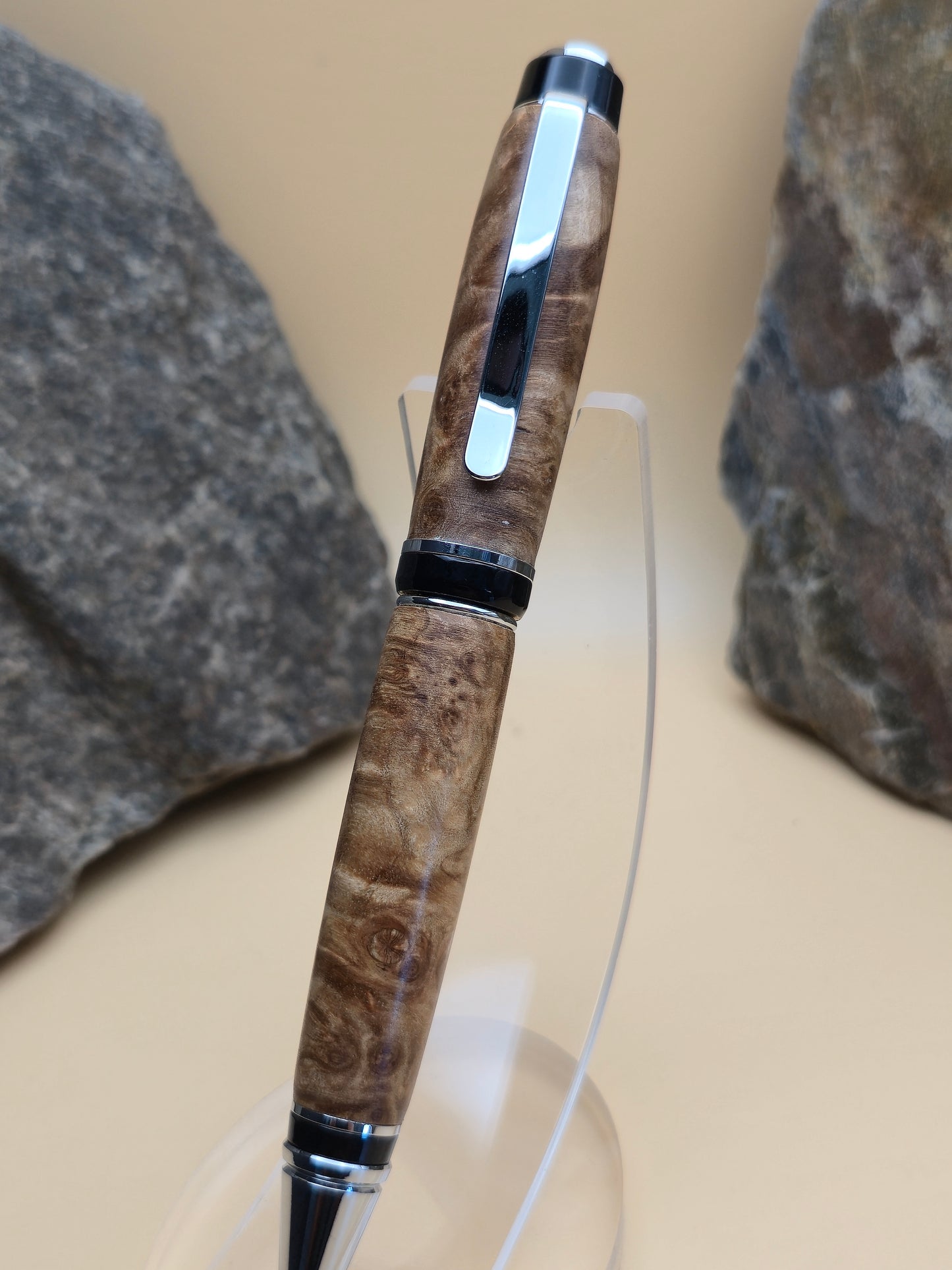 Amboyna burl cigar style