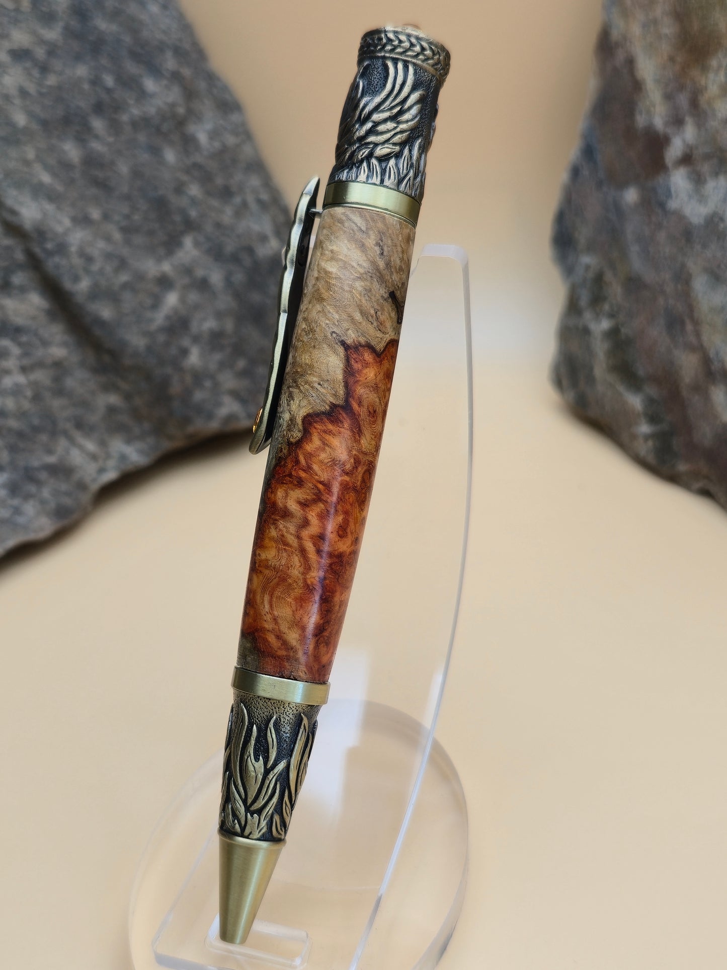 Phoenix rising ballpoint pen