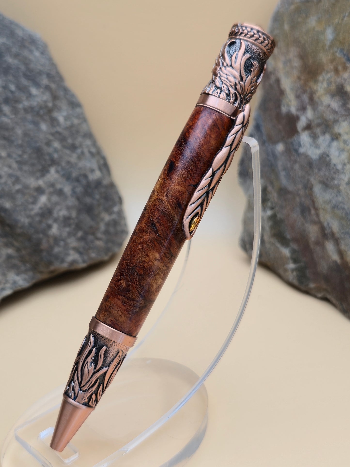 Phoenix Rising amboyna burl