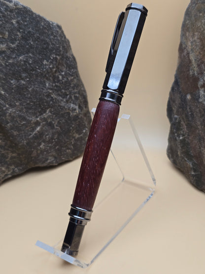 Paduk wood Magnetic cap rollerball