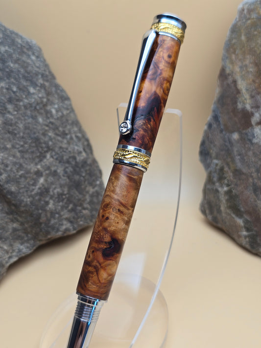 Amboyna Burl Fountain Pen
