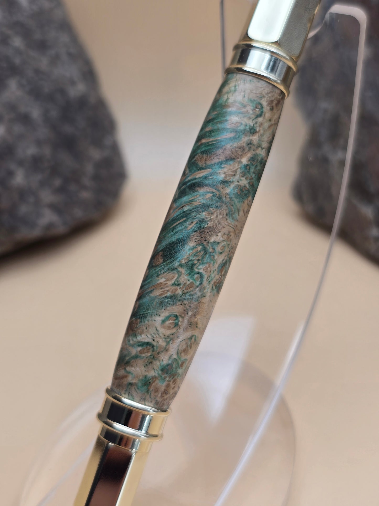 Dyed Amboyna Burl