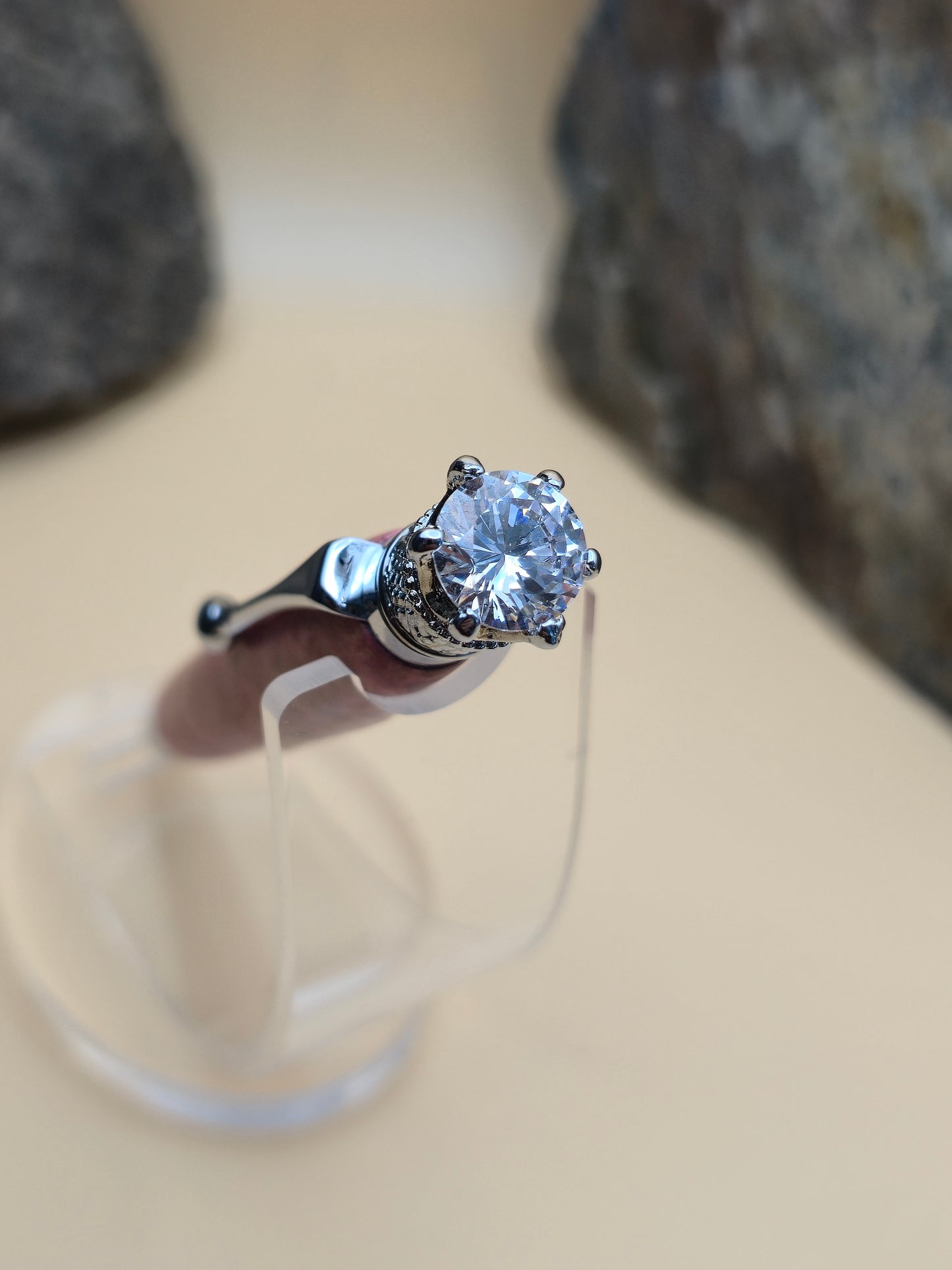 Pink dyed Maple burl