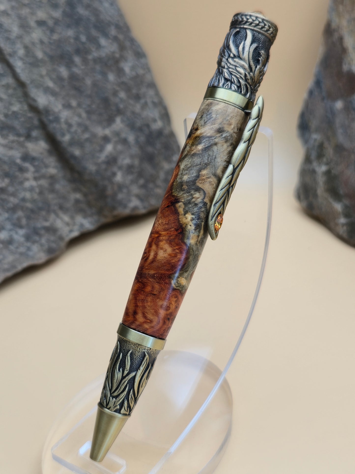 Phoenix rising ballpoint pen