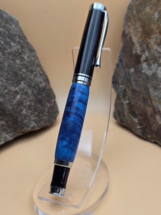 Dyed Box Elder Burl Oxford