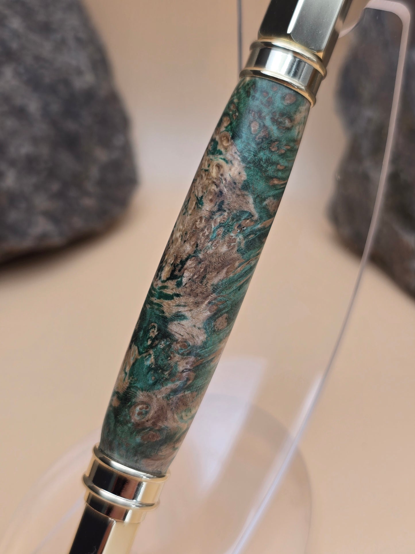 Dyed Amboyna Burl