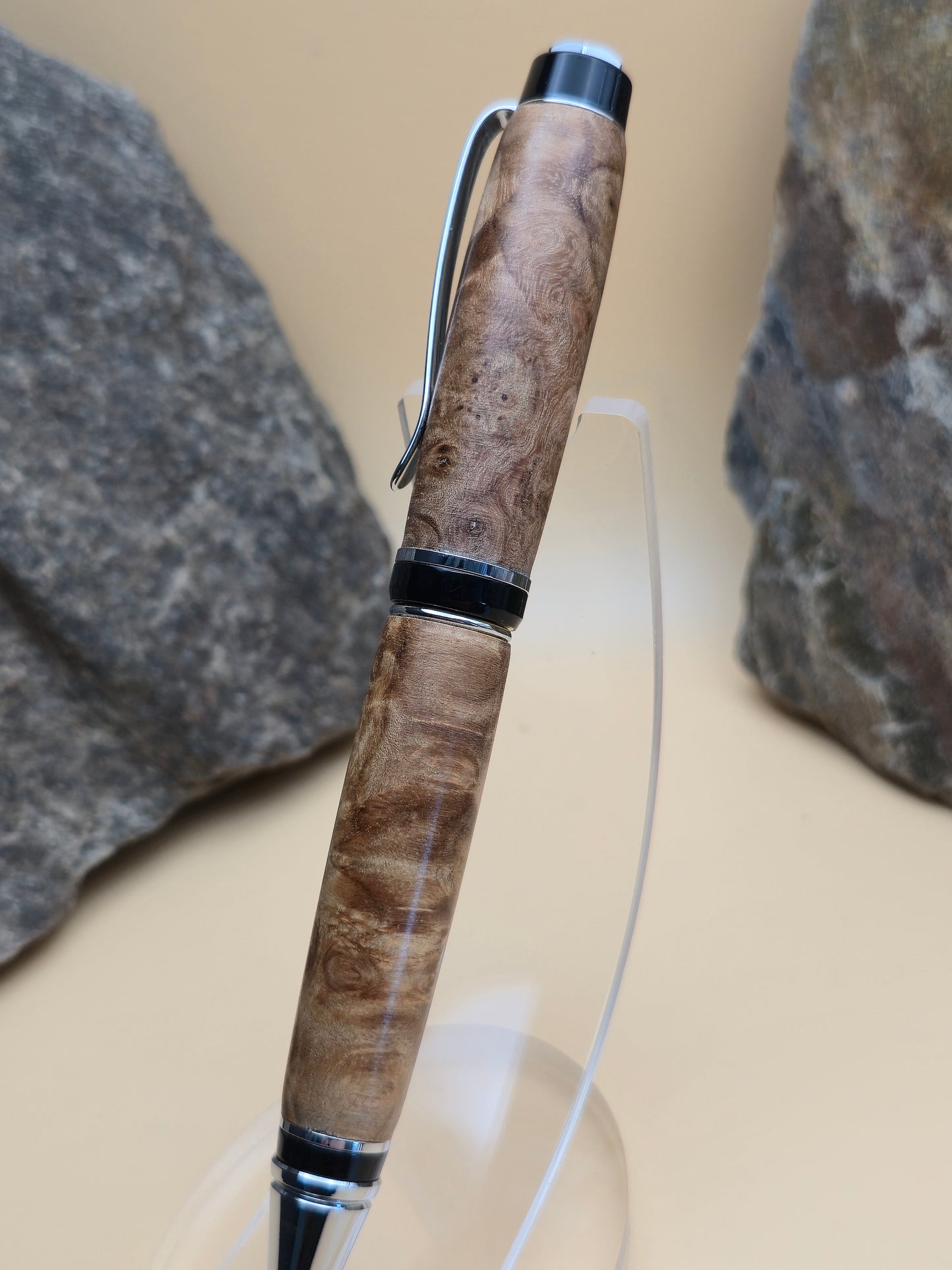 Amboyna burl cigar style