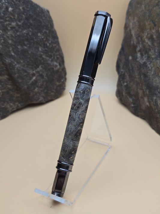 California Buckeye Burl Magnetic Cap Rollerball