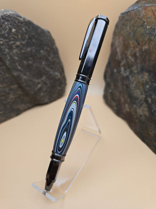 Jeep fordite magnetic capped rollerball