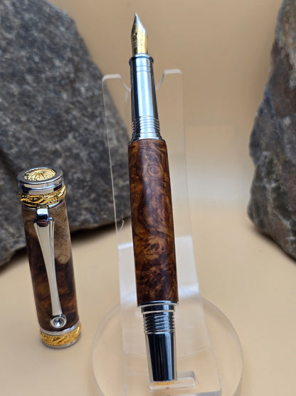 Amboyna Burl Fountain Pen