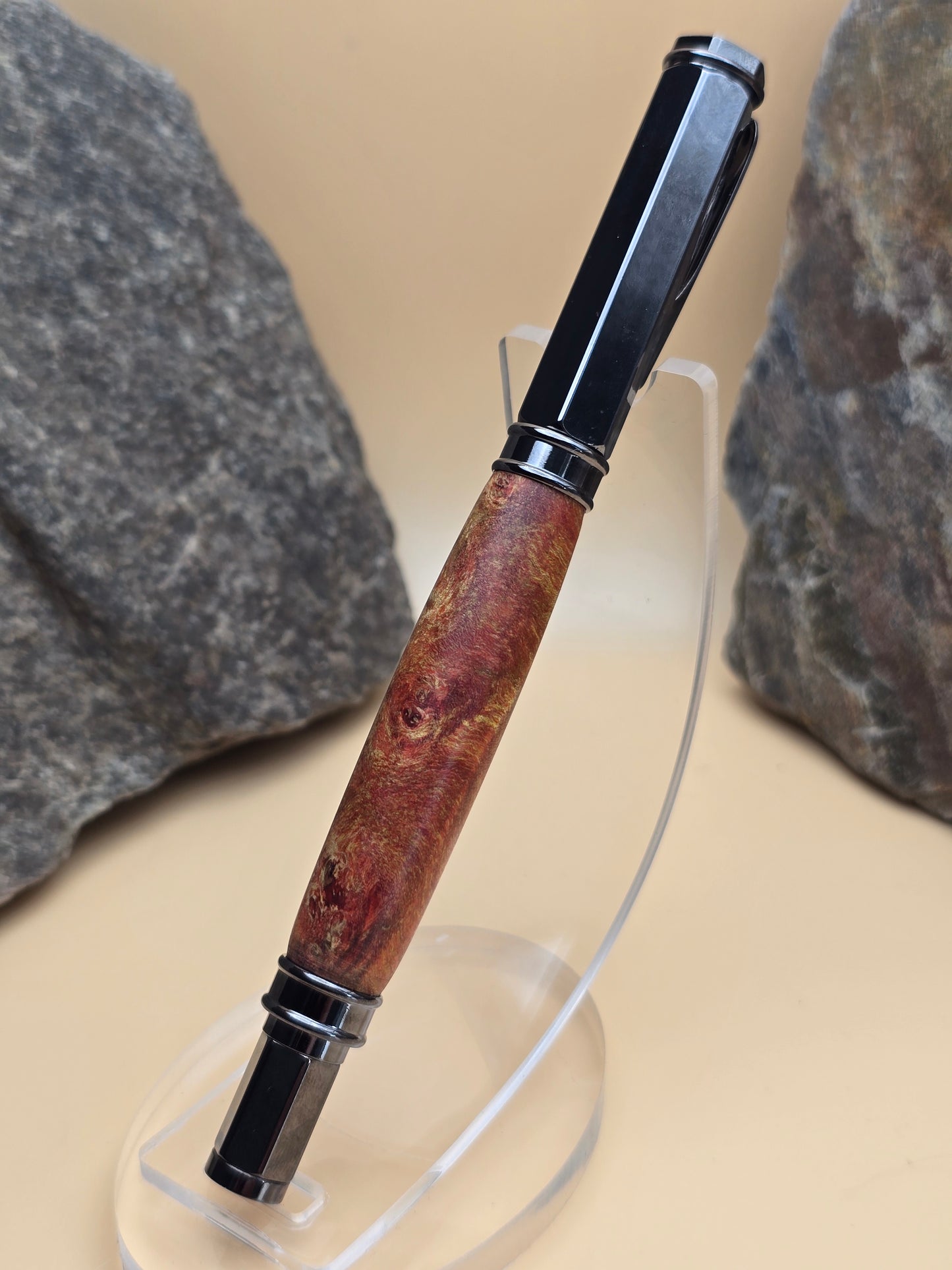 Double dyed Box Elder Burl