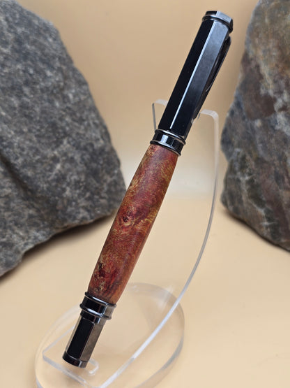 Double dyed Box Elder Burl